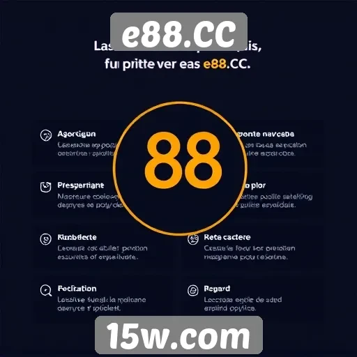 Análise das principais funcionalidades do e88.CC
